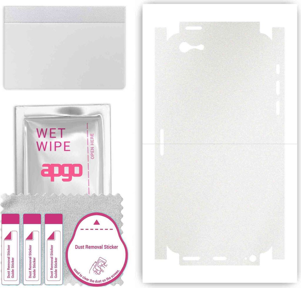 apgo Rückseite + Seiten Schutzfolie, Skin, kompatibel mit Apple iPhone 5s, Hinten Displayschutzfolie aus Vinylfolie, kratzfest, einfache Montage -...