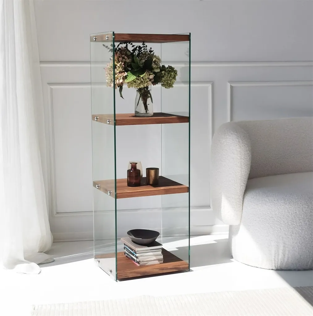 Étagère de rangement en verre Aqua 3 de Skye Decor - Design Naturel
