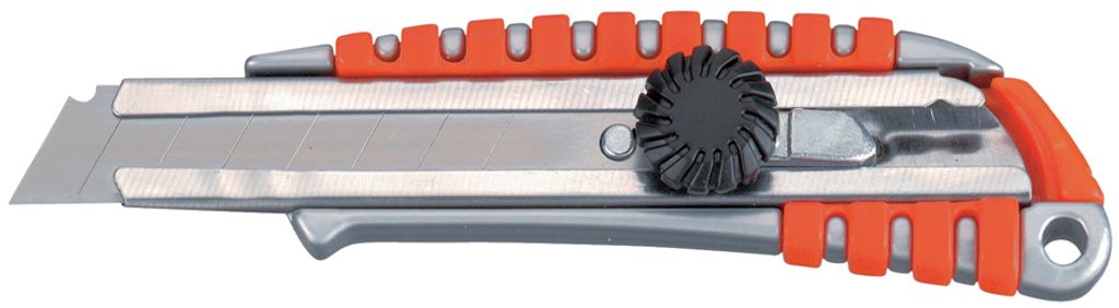 MAUL Cutter Profi Plus 18 mm caoutchouté antidérapant métal Image du produit 