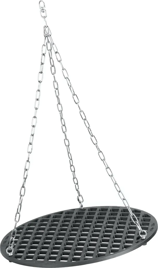 Grille en fonte 54 cm anti-adhérence avec câble pour cuisson facile
