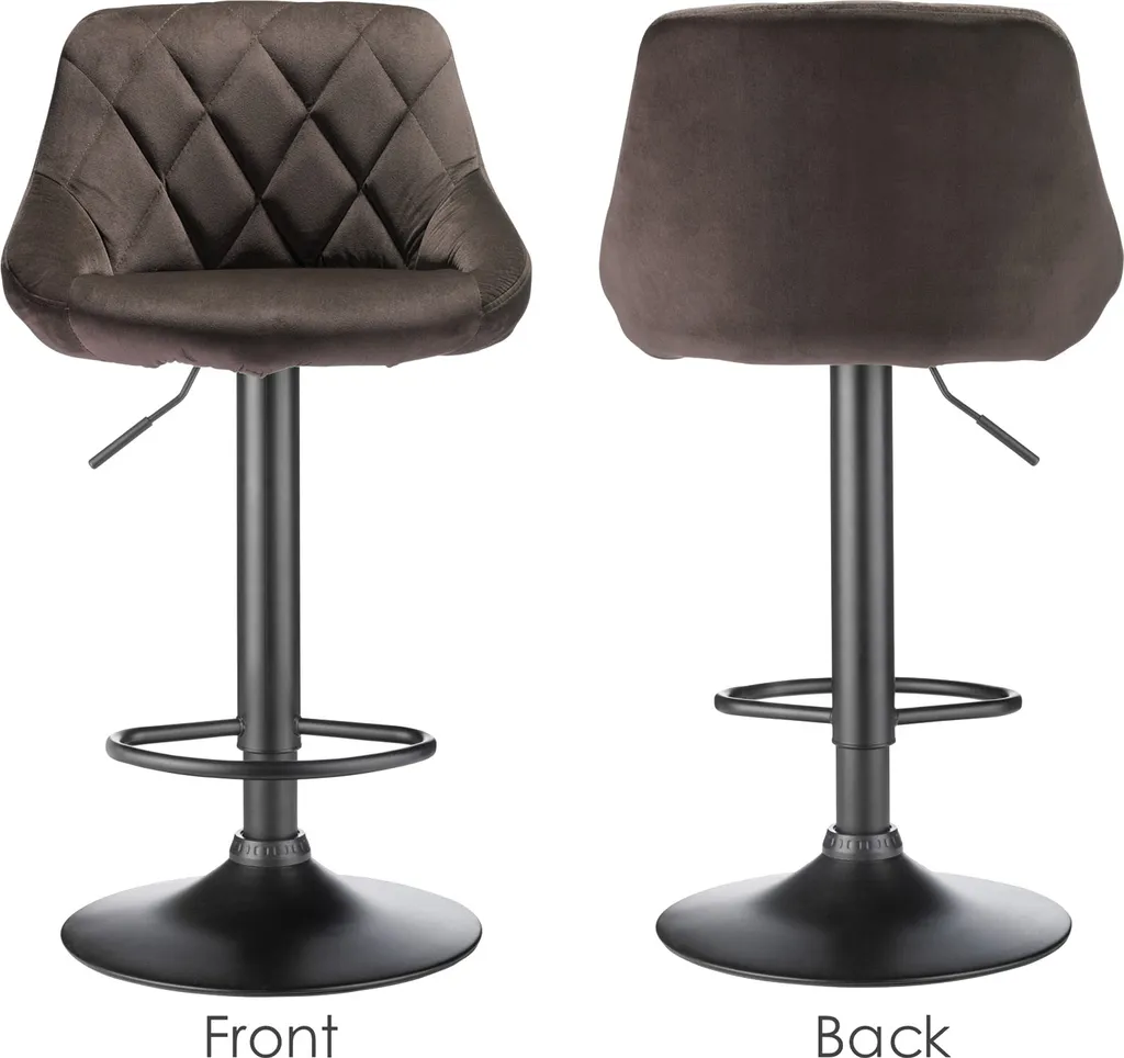AINPECCA Barhocker 4er Set Kunstleder - Designer Barstuhl Mit Armlehne Für Küche & Bar