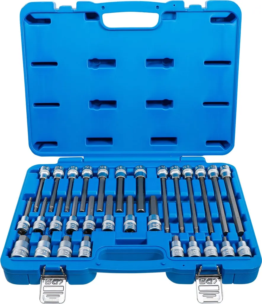 BGS Jeu de douilles à embout 1/2 pour clé 12.5mm hexagone 30 pcs