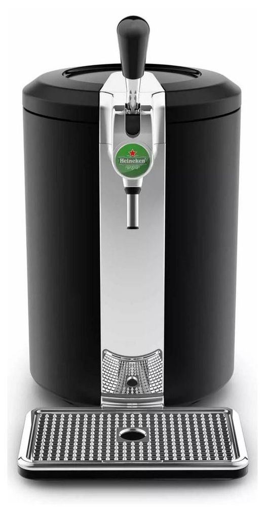 Krups Beertender Compact, 5 l, Schwarz, Chrom, Thermoplast, Produktbild 