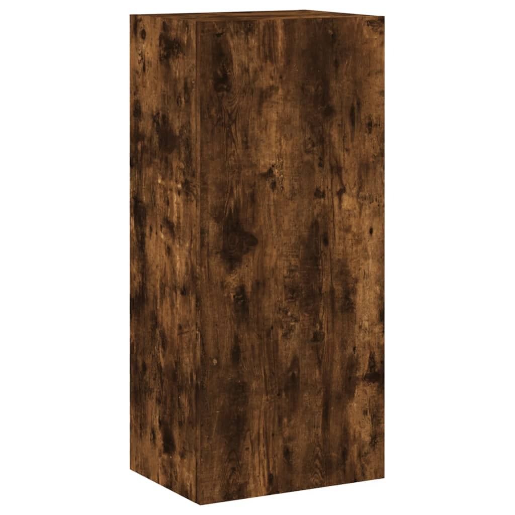 Maison Exclusive TV-Wandschrank Räuchereiche 40,5x30x90 cm Holzwerkstoff