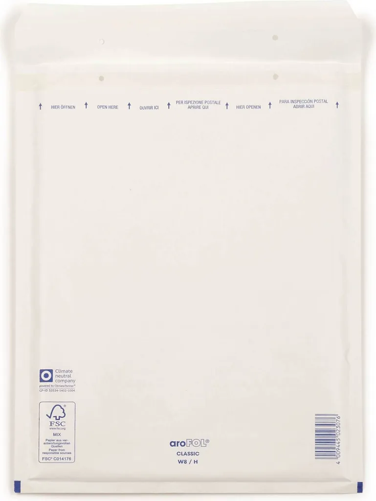 Enveloppe Matelassée à Bulles 290x370 mm - Protection Envoi Format A4