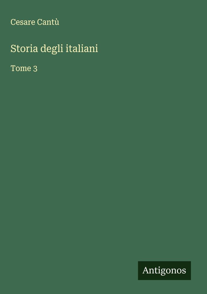 Geschichte der Italiener