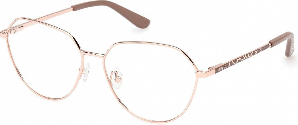 Guess GU50169 Shiny rose gold 57/14/145 Damen Brillen