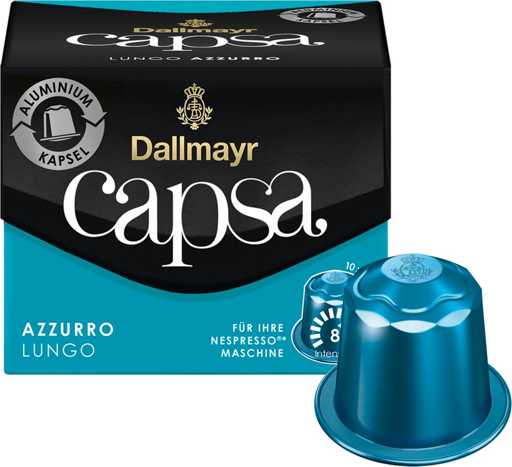 Dallmayr Capsa Lungo Azzurro | 10 Nespresso® comp. Capsules Image du produit 