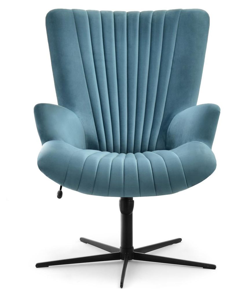 Drehstuhl ELSIO – blau/schwarz