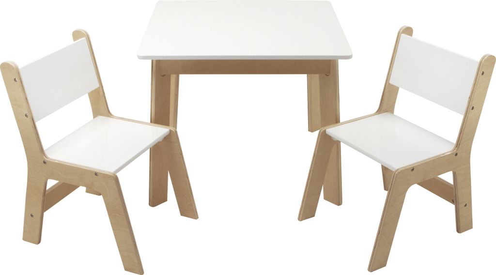 Arditex 14161743 Kindersitzgruppe aus Holz, weiß