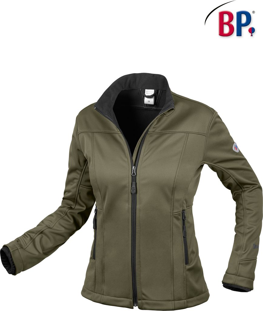 BP Softshelljacke für Damen - oliv - XS