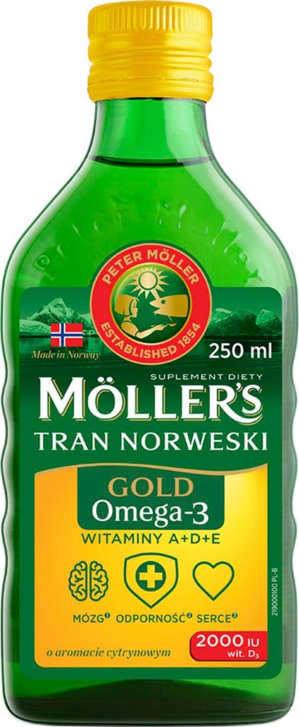 Moller's Gold Norwegisches Fischöl 250 ml Produktbild 