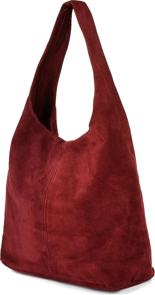 Borsa Zamsta in Vera Pelle Bordeaux A4: Eleganza Italiana da Donna