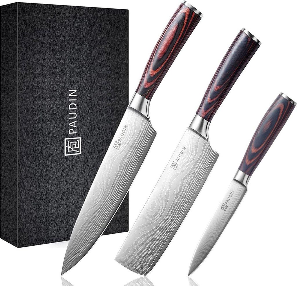 PAUDIN NS1 - Set de couteaux 3 pièces - Couteaux japonais Image du produit 