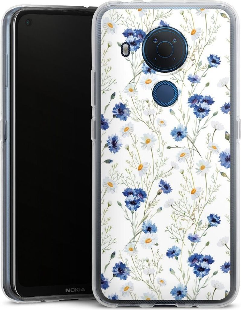 DeinDesign Handyhülle für Nokia 5.4 Silikon Hülle Case Smartphone Schutzhülle Blume Blumen Muster