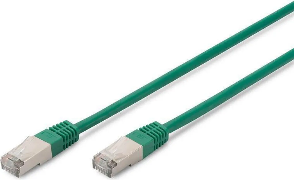 Cavo Patch DIGITUS SF/UTP Cat5e Verde 50cm - Certificato ISO/IEC
