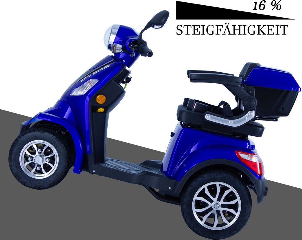 ECO ENGEL 510 Blau, 25 km/h E-Scooter Senioren Roller Produktbild 6