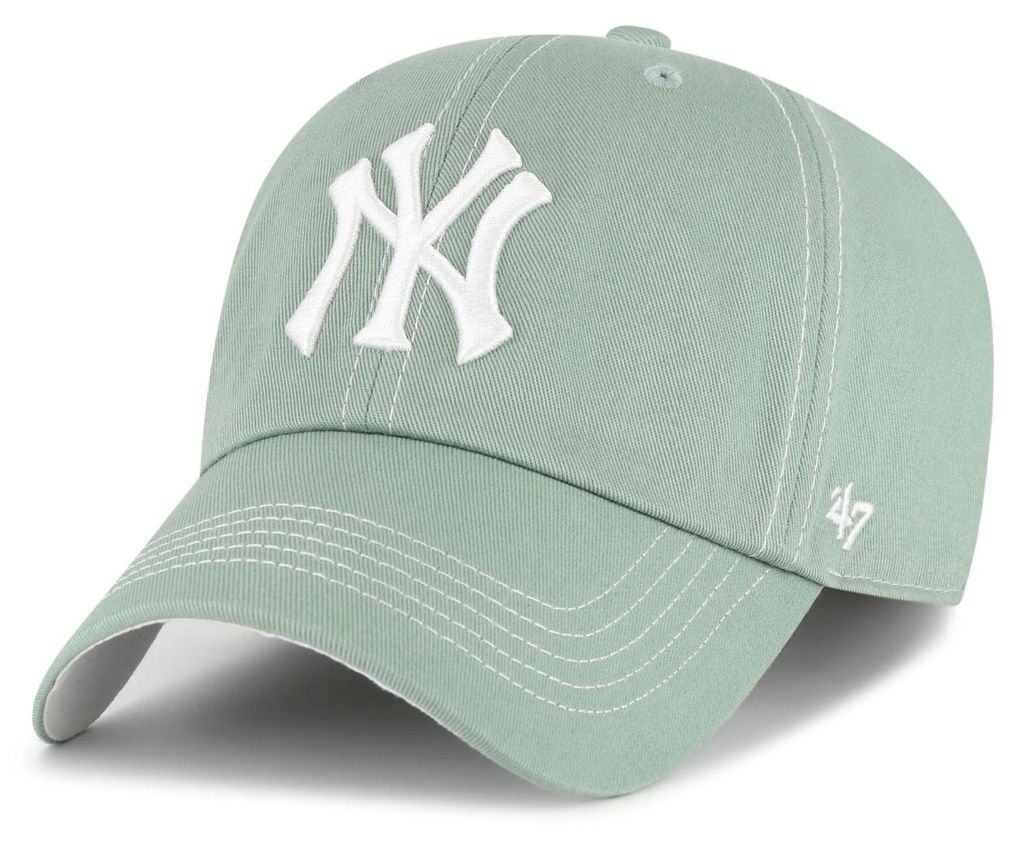'47 Brand Cap MLB New York Yankees Contrast Stitch '47 Clean Up Green
