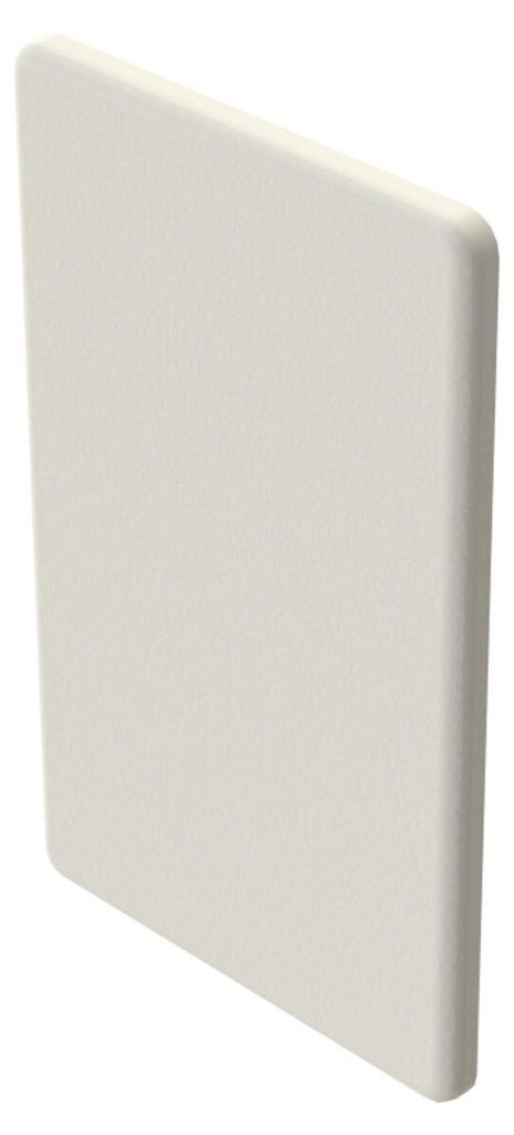 Endstück für Kabelkanal reinweiß Modell BE1058.3 105x66 mm halogenfrei IP20