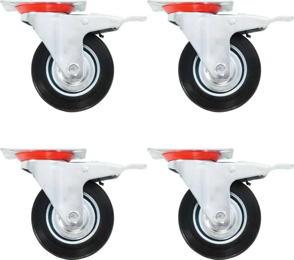 Roues Pivotantes 100 mm : Finis les Meubles Lourds Immobiles - 16 pcs