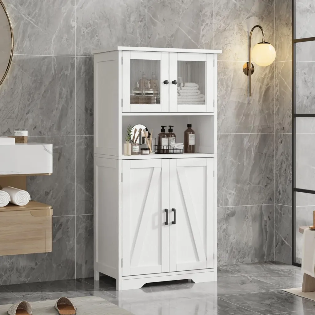 Armoire de rangement compacte blanche : optimisez vos petits espaces - 9
