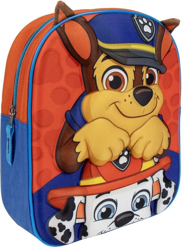 Sac à dos Pat' Patrouille bleu 28 cm léger avec bretelles ajustables