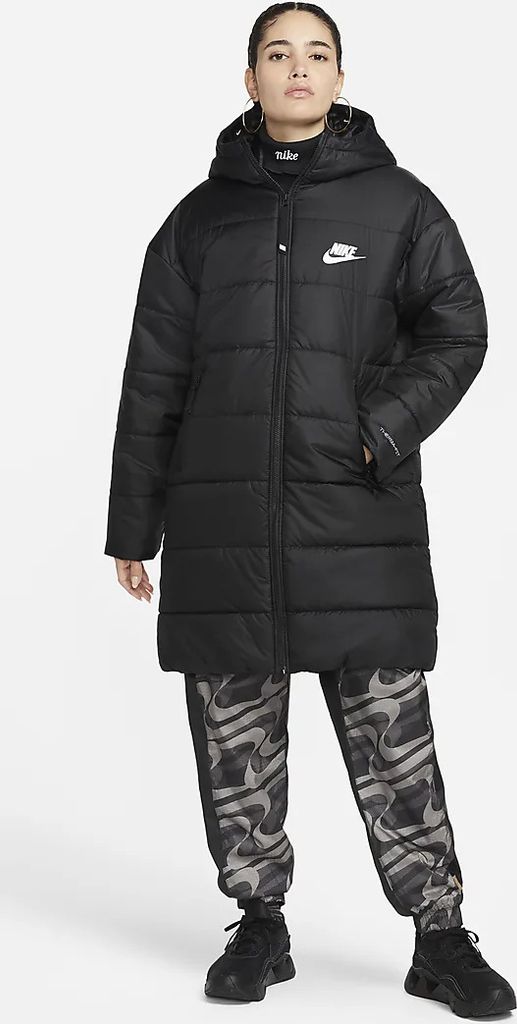 Black nike parka on sale