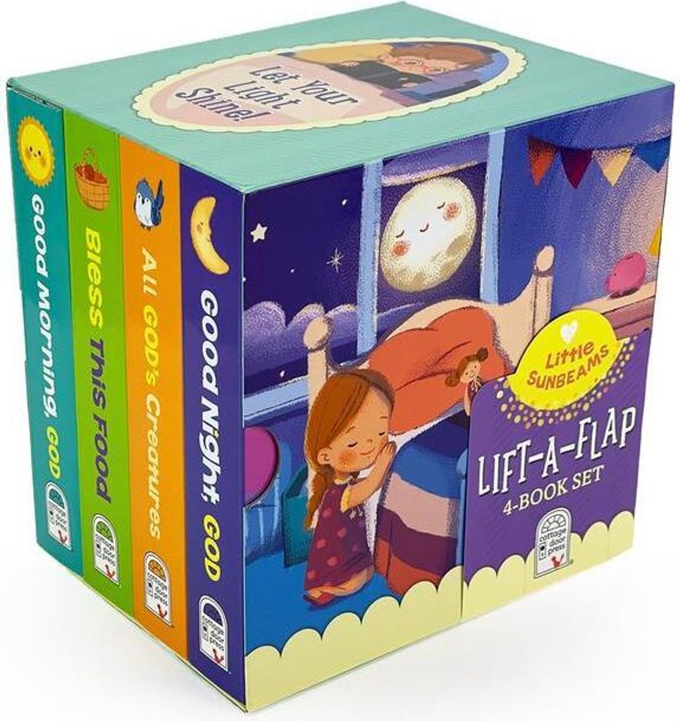 Little Sunbeams Religious Lift-A-Flap 4-Book Set