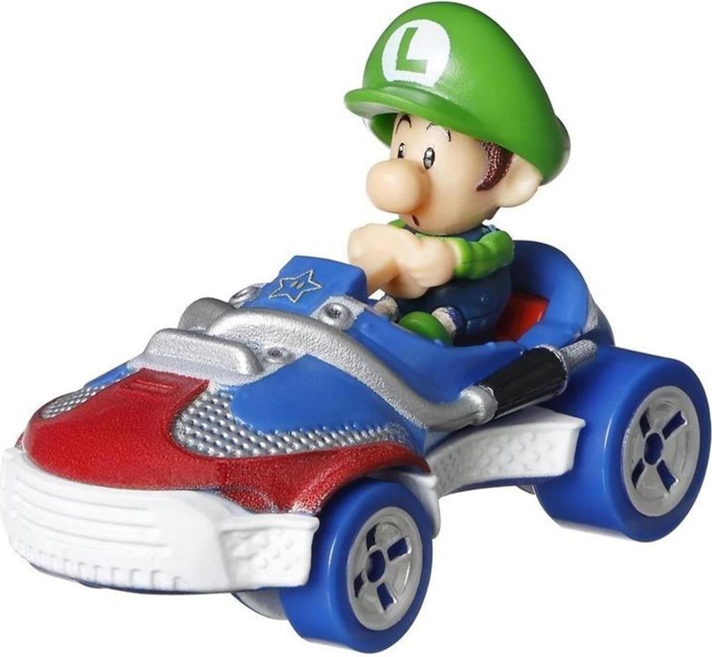 Hot Wheels Mario Kart HDB28, Abbildung Fahrzeug, Mario, 3 Produktbild 