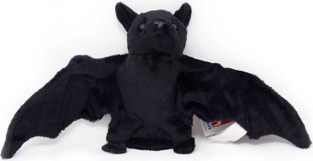 Cornelissen Kuscheltier Fledermaus mit Band schwarz 36 cm Produktbild 