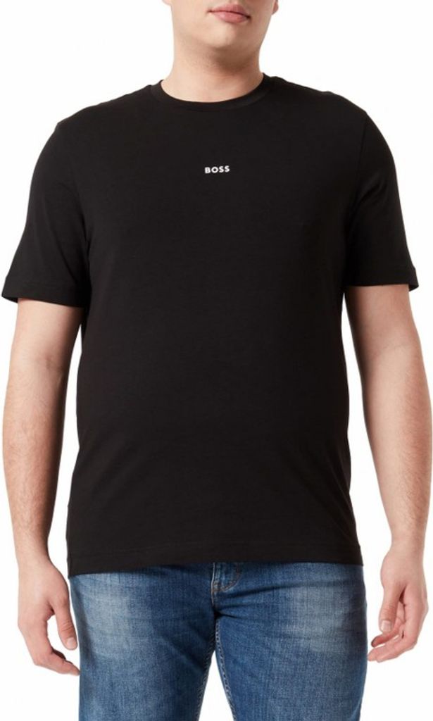 BOSS Tchup Centre Logo T-Shirt, Schwarz 3XL