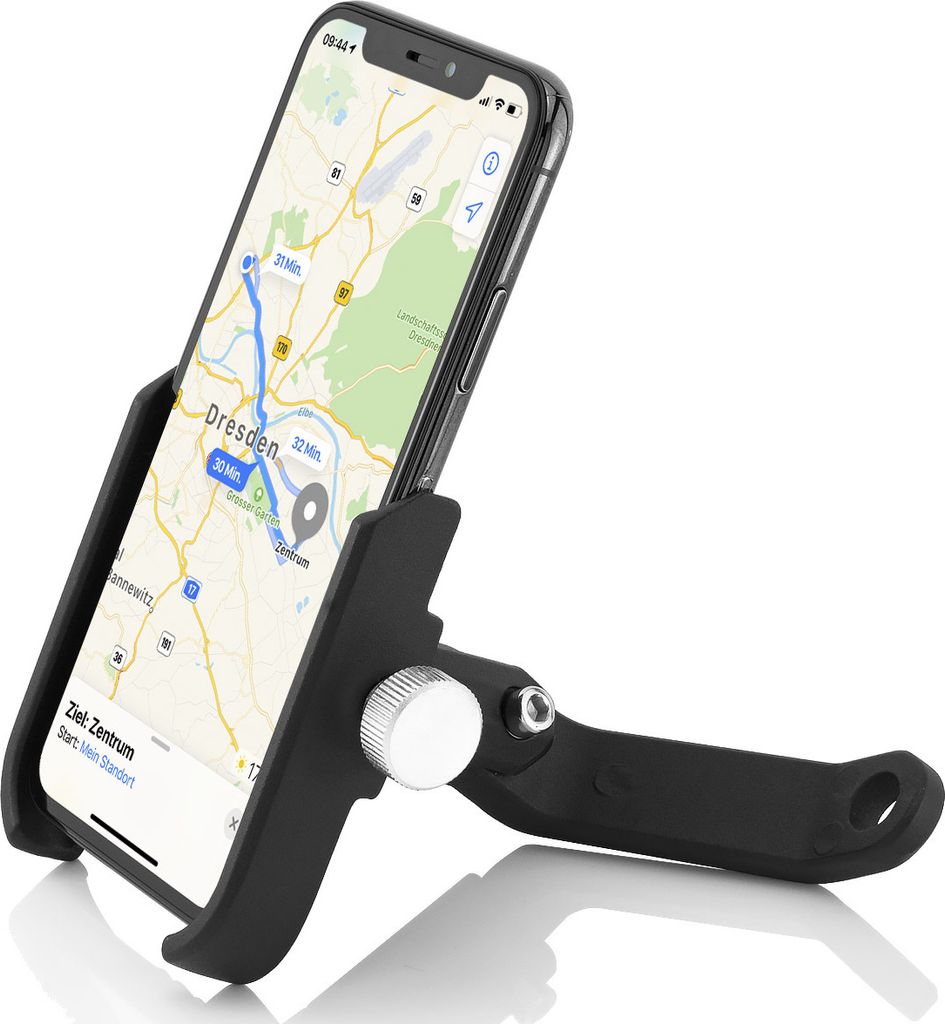 MidGard Universal Fahrrad/Motorrad Rückspiegel Halterung für Handy, Smartphone, Navi usw.