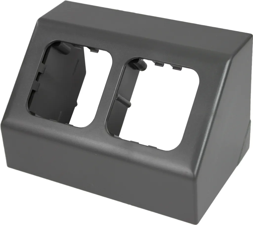 Boîtier double encastrable gris foncé Inprojal C-Line