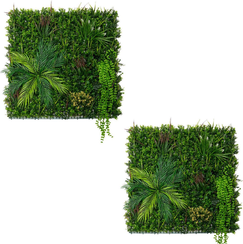 Künstliche Wandfliesen, 1 x 1 m, Mira-Panel, Garten- und Heimdekoration