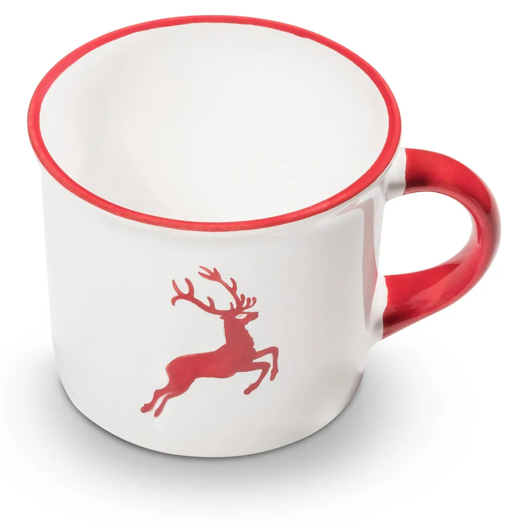 Mug Cerf Rouge Rubinroter Hirsch 0,24L pour Petit-Déjeuner et Pause Café