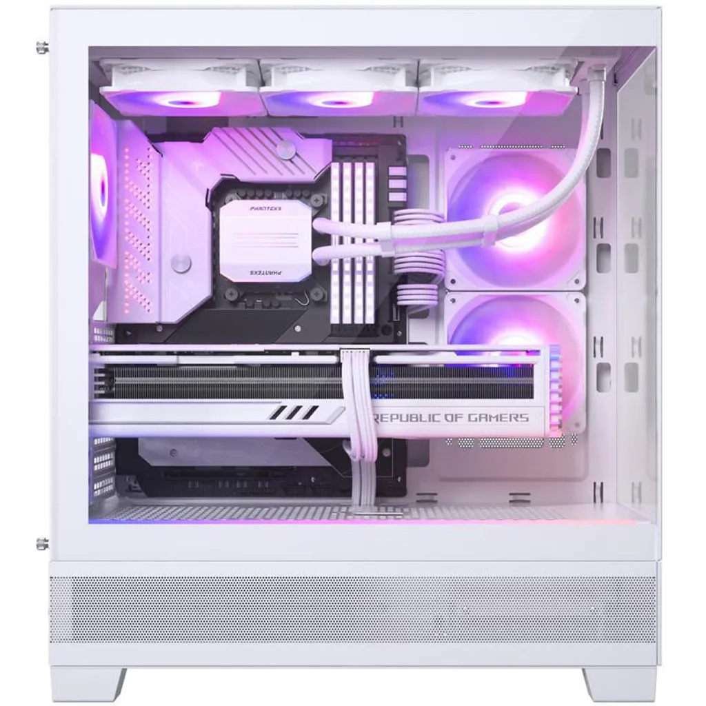 Boîtier D-RGB Phanteks XT View Blanc - Verre Trempé et Airflow Optimisé - 5