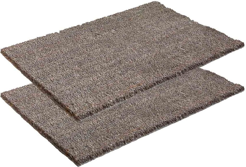 Astra Rutschfeste Fußmatte KEIRA 2ER SET Grau 50 x 80 cm