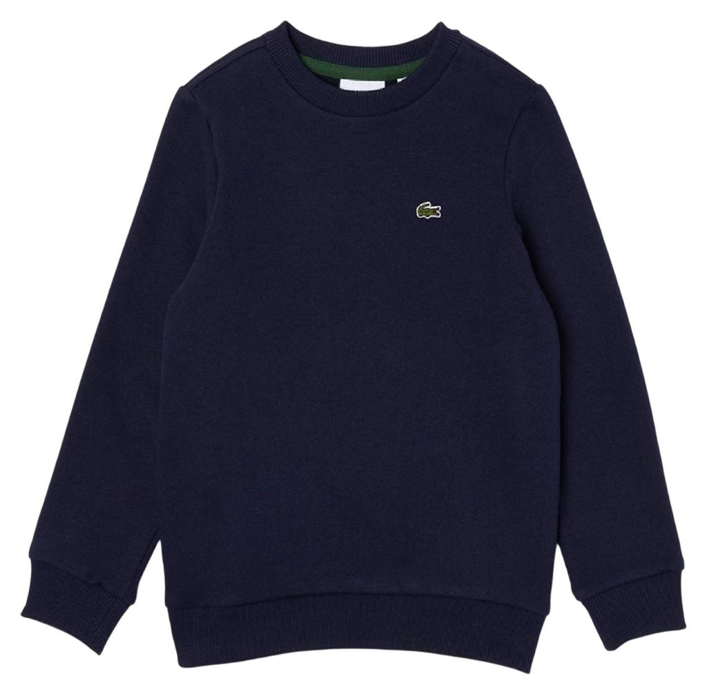 Lacoste - Sweatshirt für Kinder, Rundhalsausschnitt GT24356 (128) (Marine)