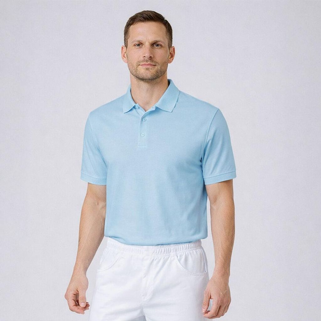 Herren Poloshirt light blue Gr. XL : XL : light blue : 100% Produktbild 