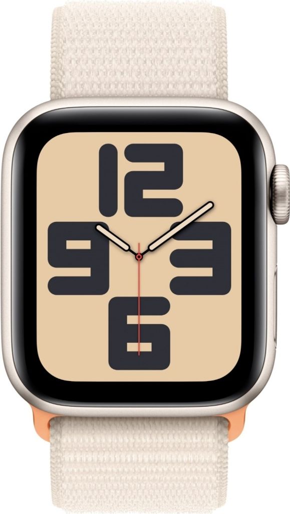 Apple Watch SE GPS 40mm Alu Polarstern Sport Loop Produktbild 2