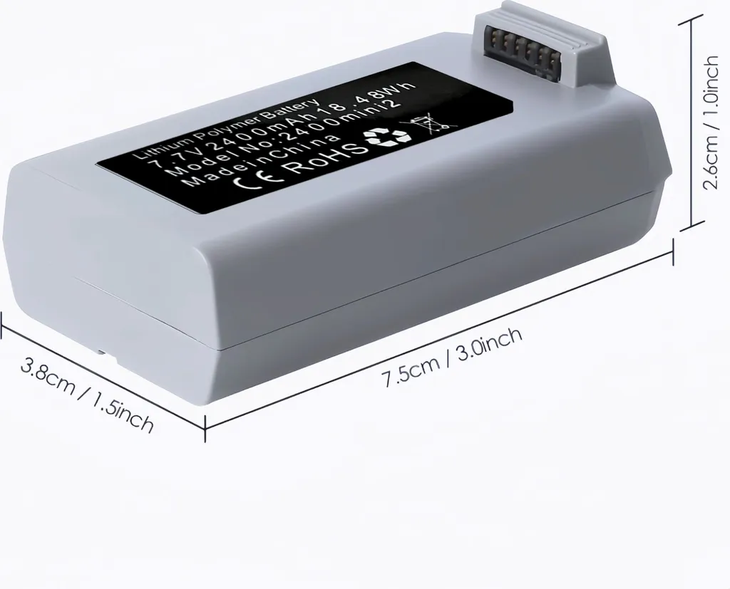 Batterie DJI Mini 2 : Solution Autonomie Faible pour Vol Prolongé - 12