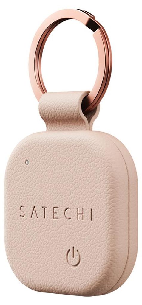 Satechi, Bluetooth Tracker 5.4 Schlüsselanhänger 180mAh 90dB Lautsprecher, Rosa