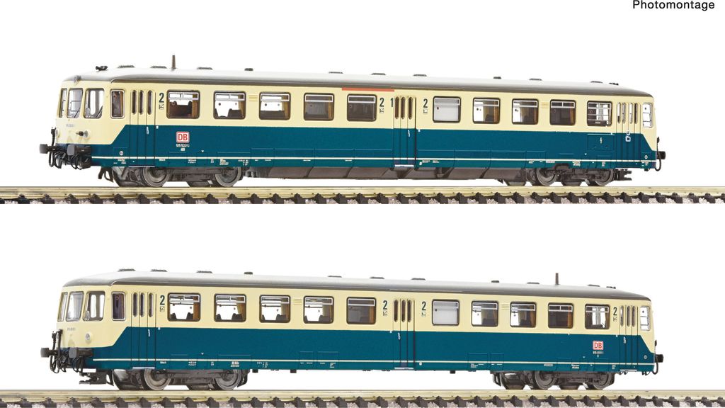 Fleischmann 740102 Akkutriebwagen 515 529-6 mit Steuerwagen, DB AG