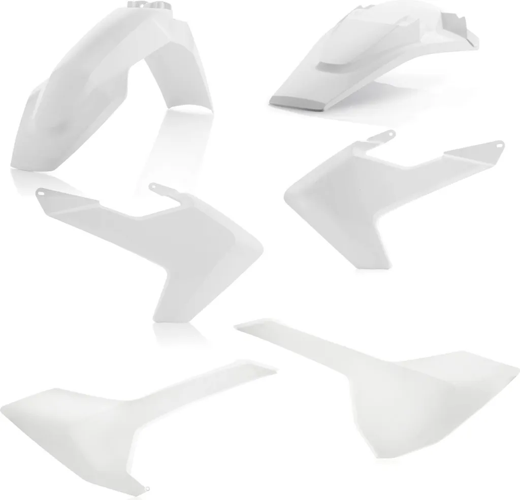 Rénovez votre moto HUSQVARNA avec le kit carénage ACERBIS blanc 6 pcs