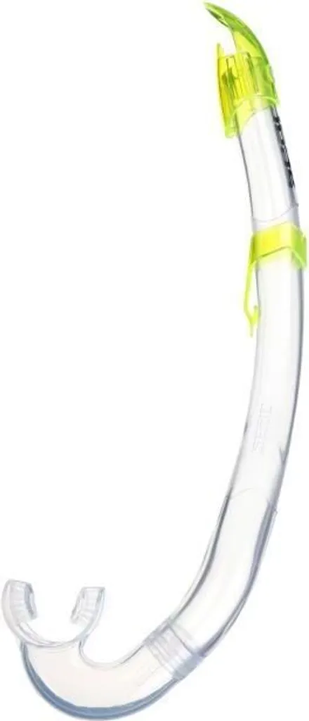 Tuba Seacsub Flash Jaune Transparent avec système de fixation universel