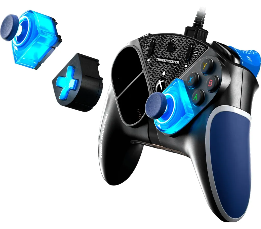 Customiser Manette ESWAP X Pro avec le Pack LED Blue Crystal Thrustmaster
