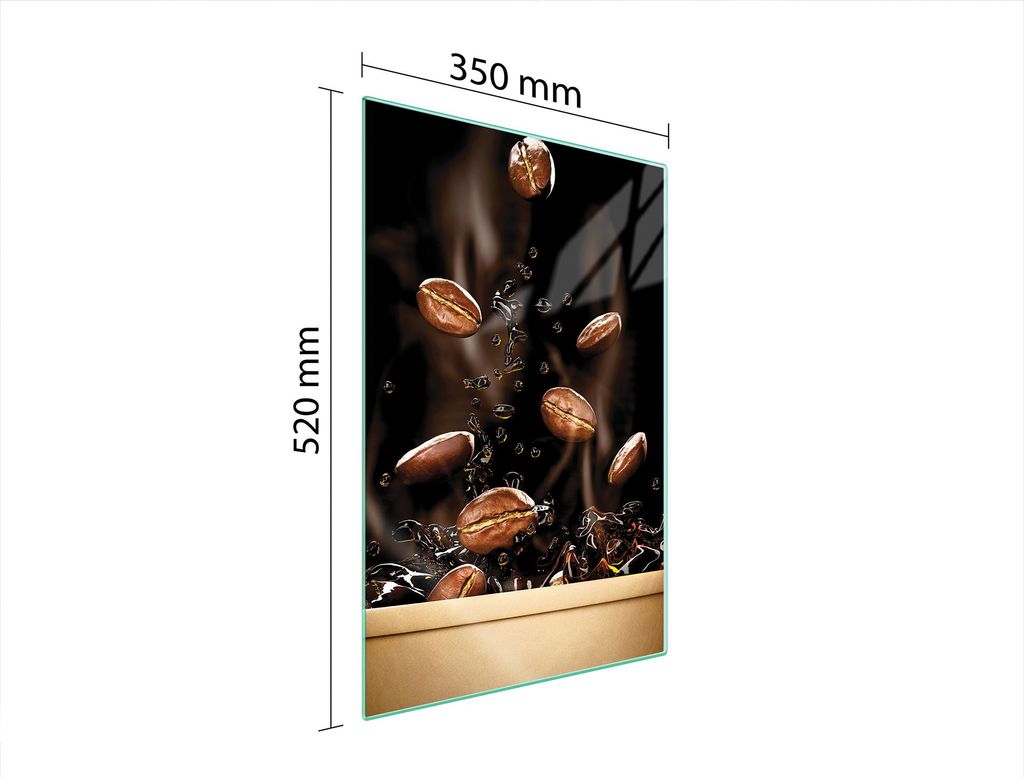 Herdabdeckplatte 35x52 Glaskeramikkochfeld Abdeckung Spritzschutz Glasplatte Deko Schneidebrett Kaffee Saatgut
