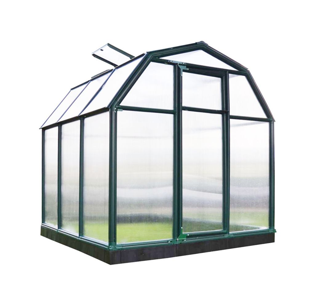 Rion Kunststoff Gewächshaus SMART 33 Grün 201x204x198 cm