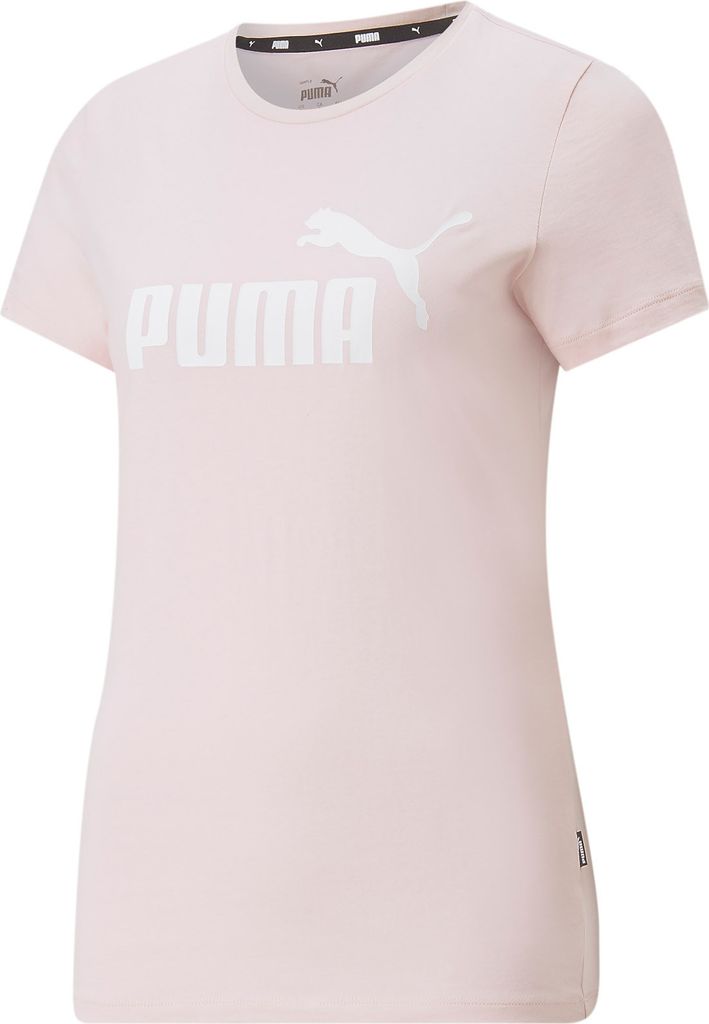 PUMA Essentials Logo T-Shirt Damen chalk pink XS