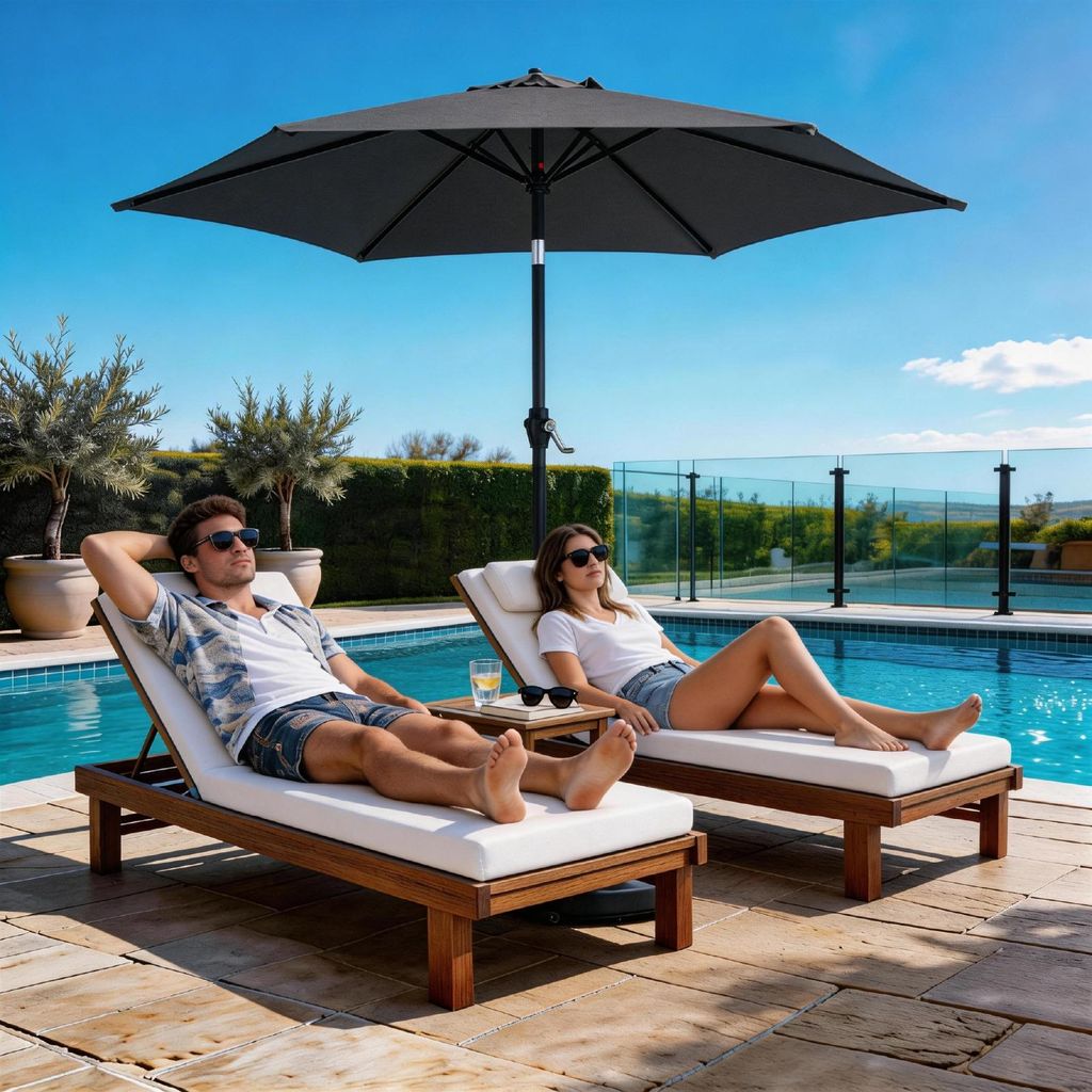 FCH Sonnenschirm Sonnenschirme,Balkonschirm,Gartenschirm Produktbild 